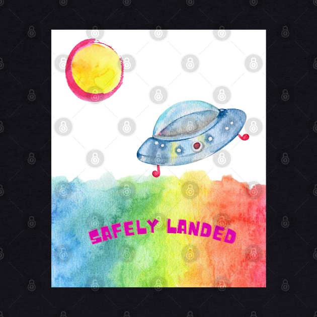 Safely Landed UFO by Mission Bear